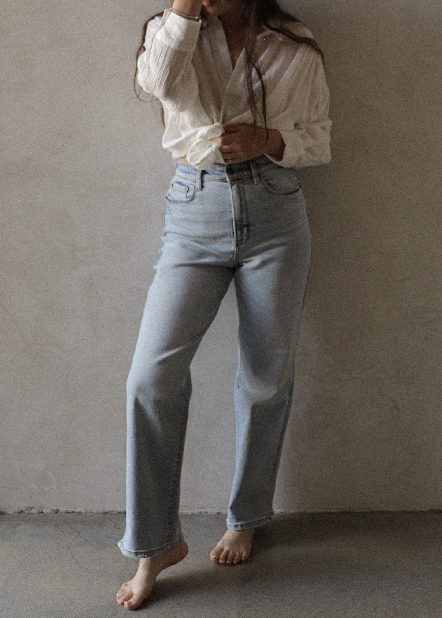High Rise Denim - Light Wash