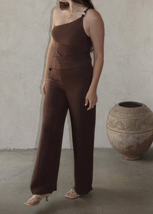 Sienna Pant - Brown