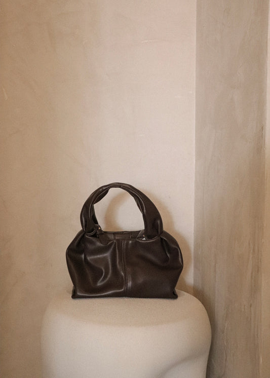 Gloria Handle Bag - Chocolate