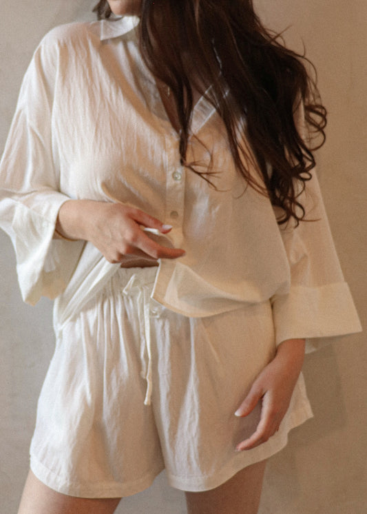 Kai Button Up - White