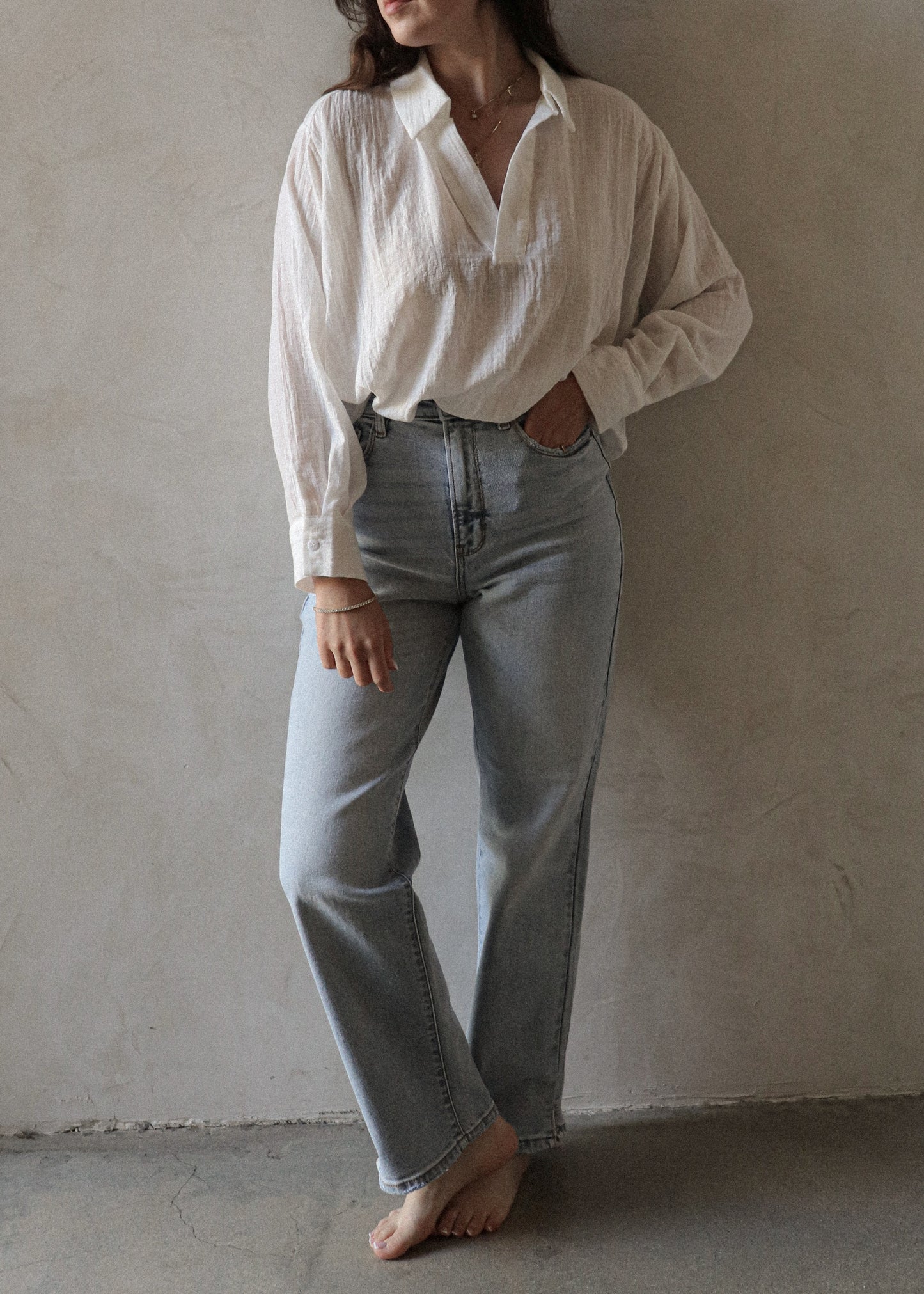 High Rise Denim - Light Wash