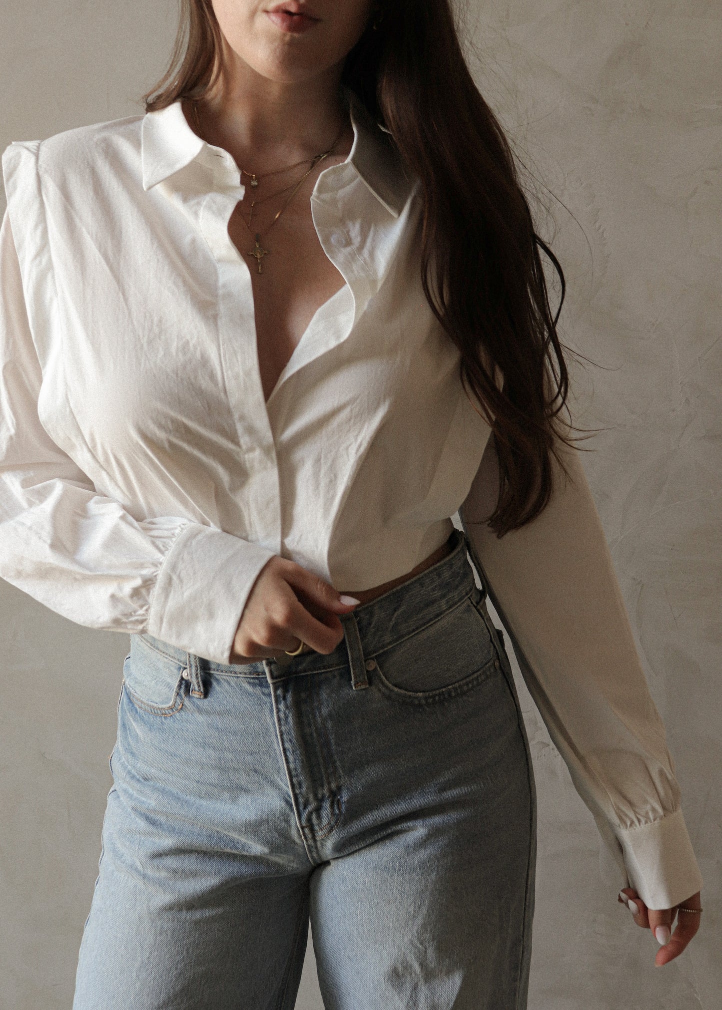 Dylan Button Down - White