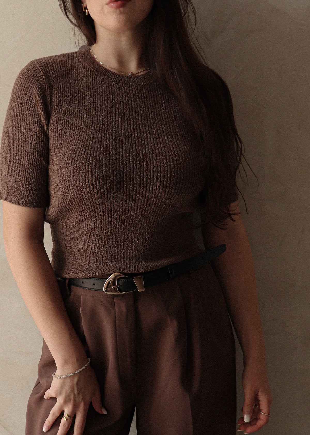 Blair Short Sleeve - Hazelnut