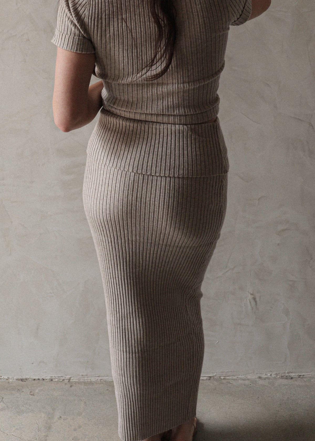 Ribbed Maxi - Taupe