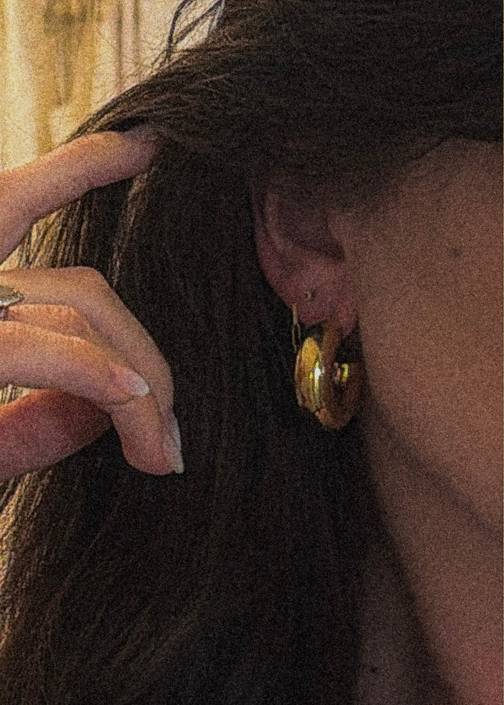 Chunky Hoops - Gold