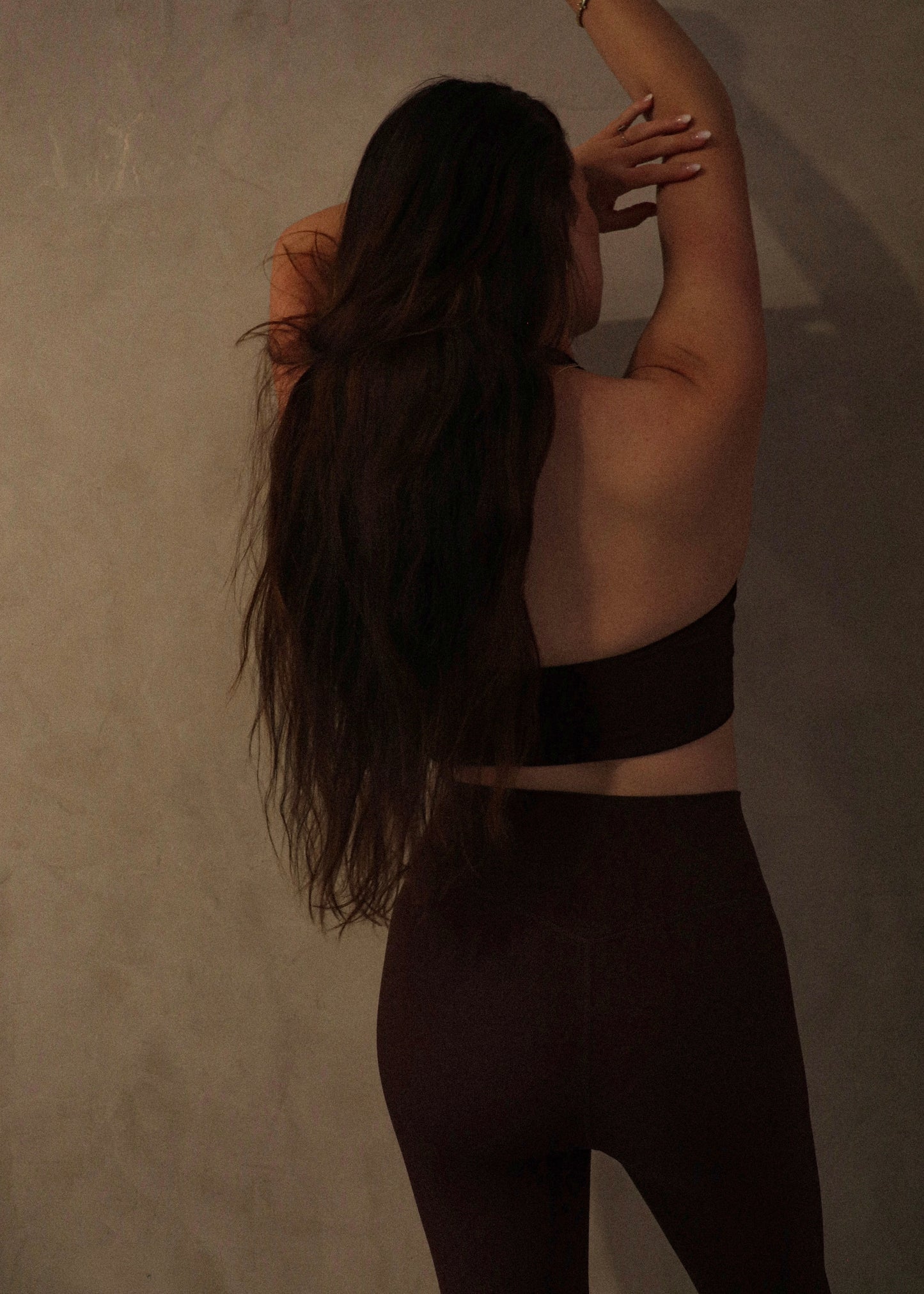 Daisy Halter Sports Bra - Cold Brew
