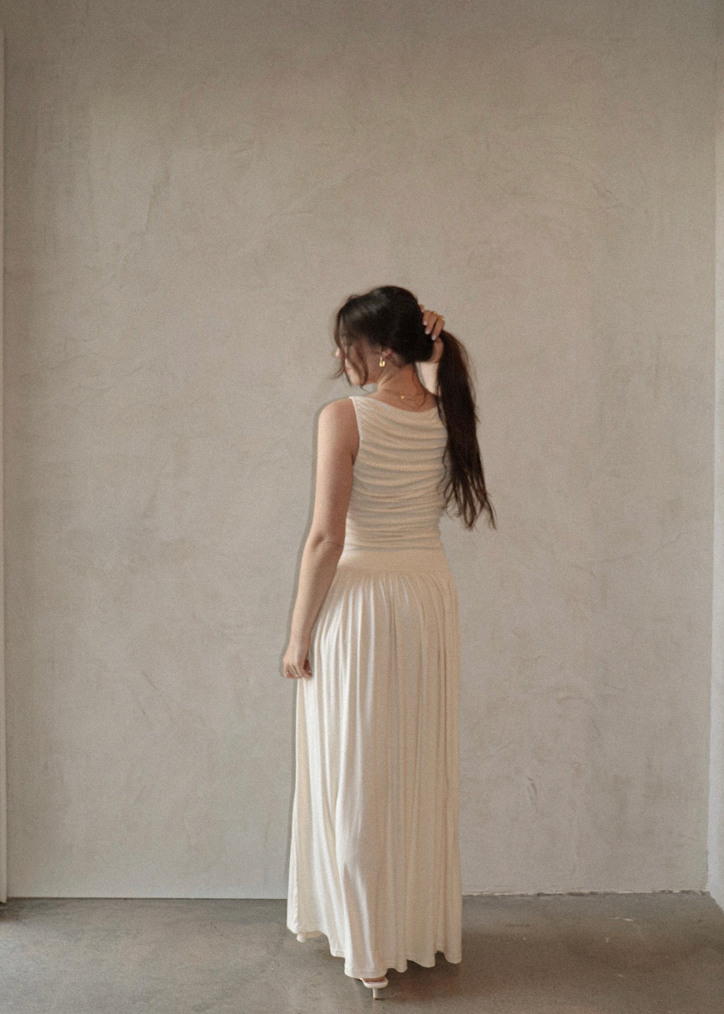 Caroline Dress - Cream