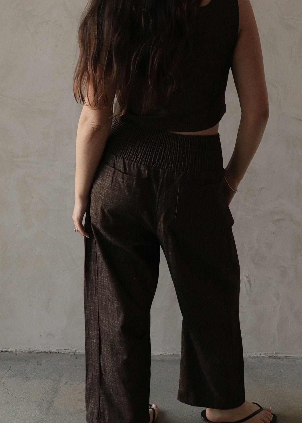 Deja Pant - Coffee Bean