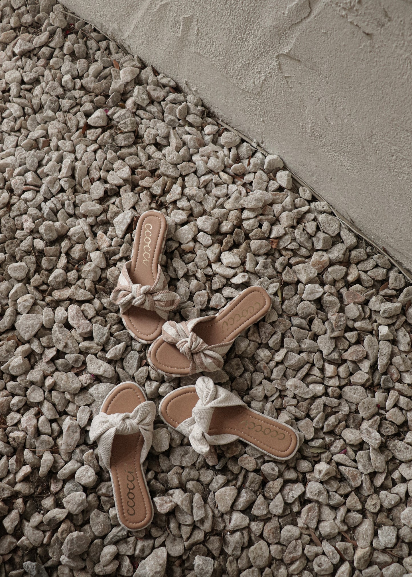 Bow Tie Sandal - Natural