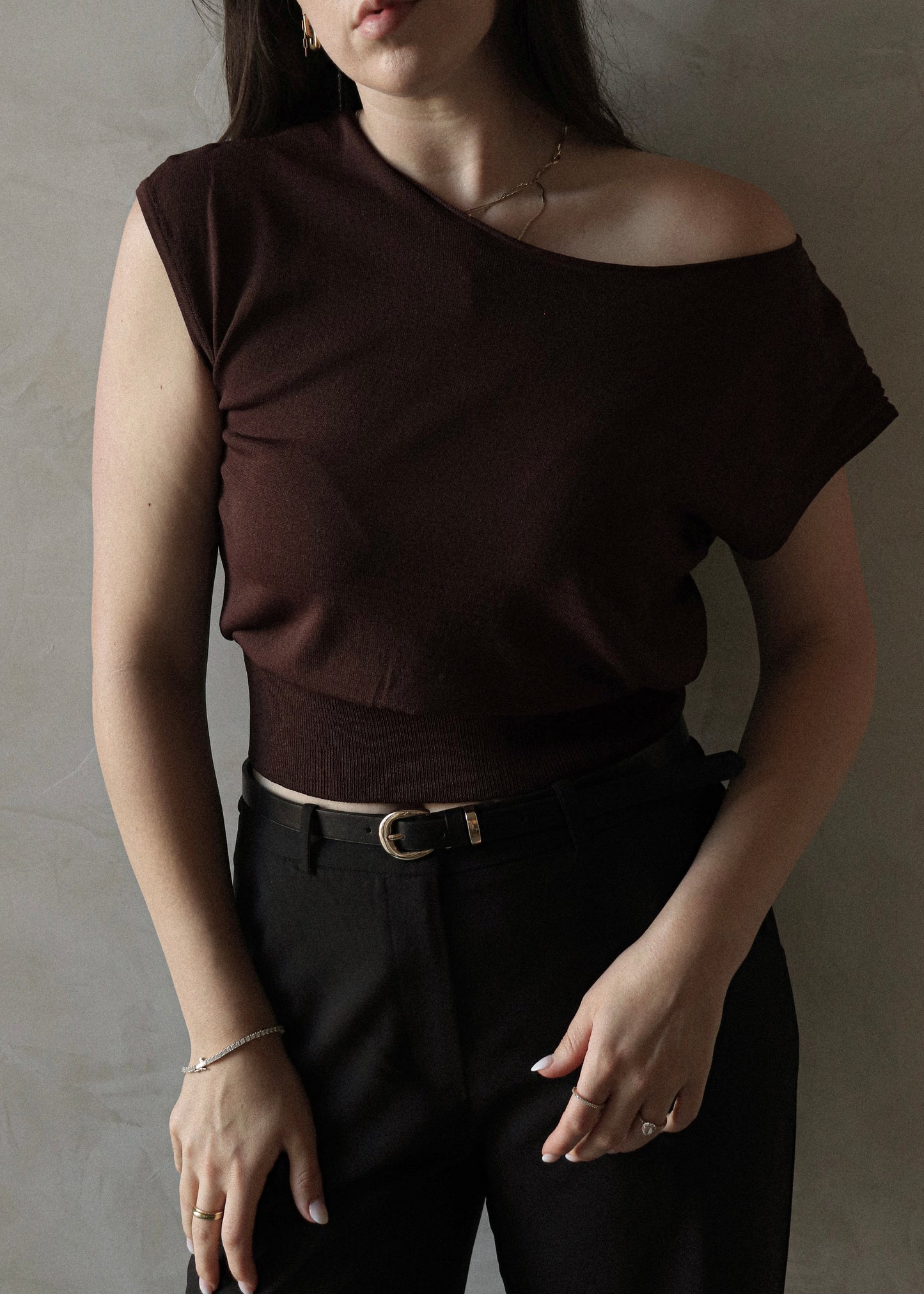 Melina Top - Brown