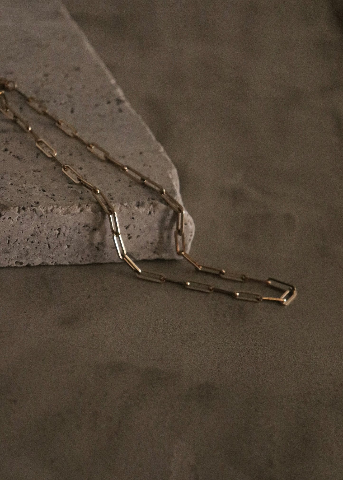 Paperclip Necklace - Gold