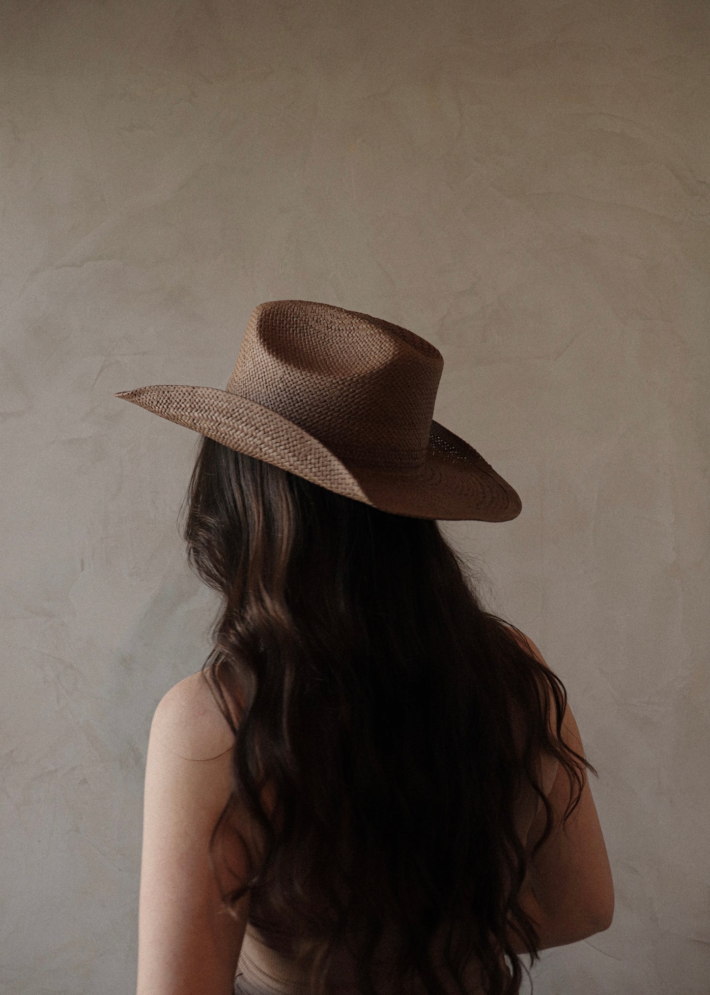 Cowboy Straw Hat - Brown