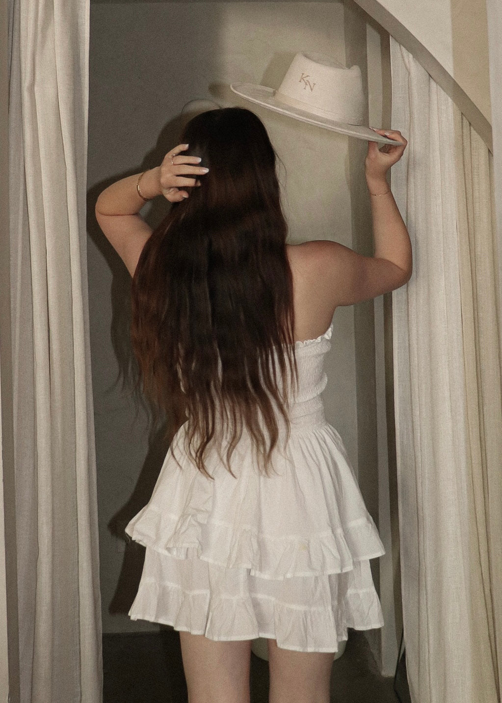 Strapless Mini - White