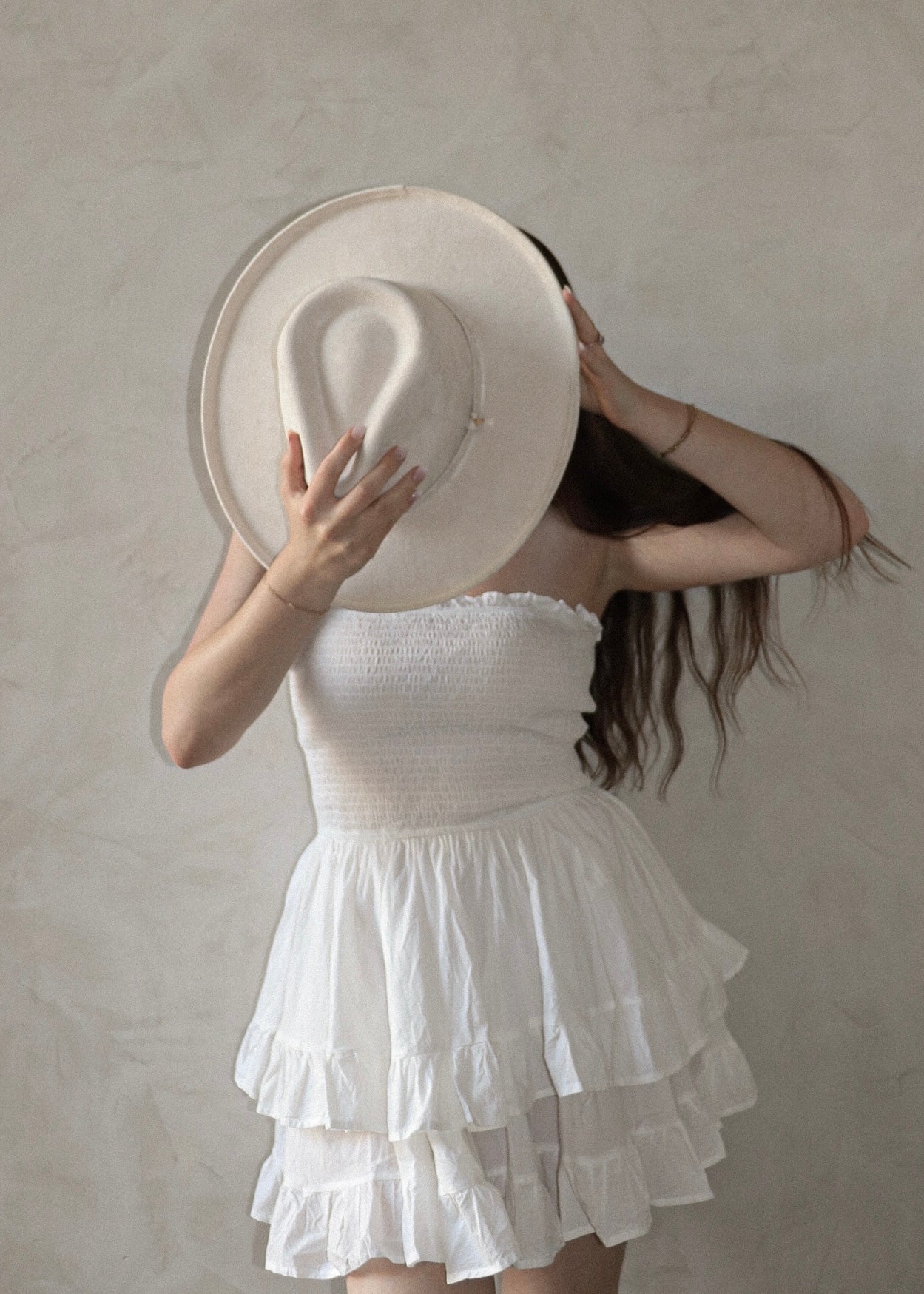 Strapless Mini - White