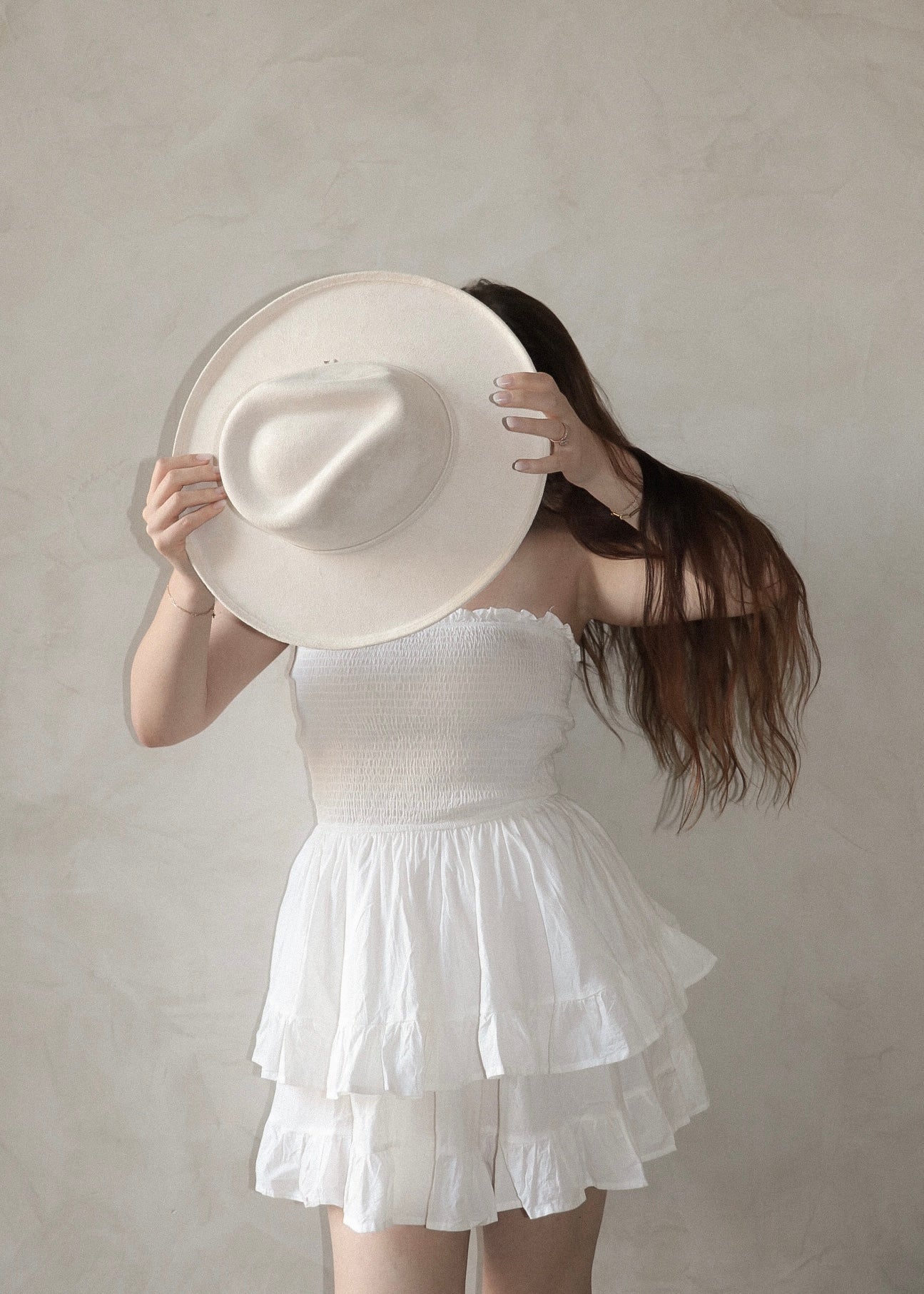 Strapless Mini - White