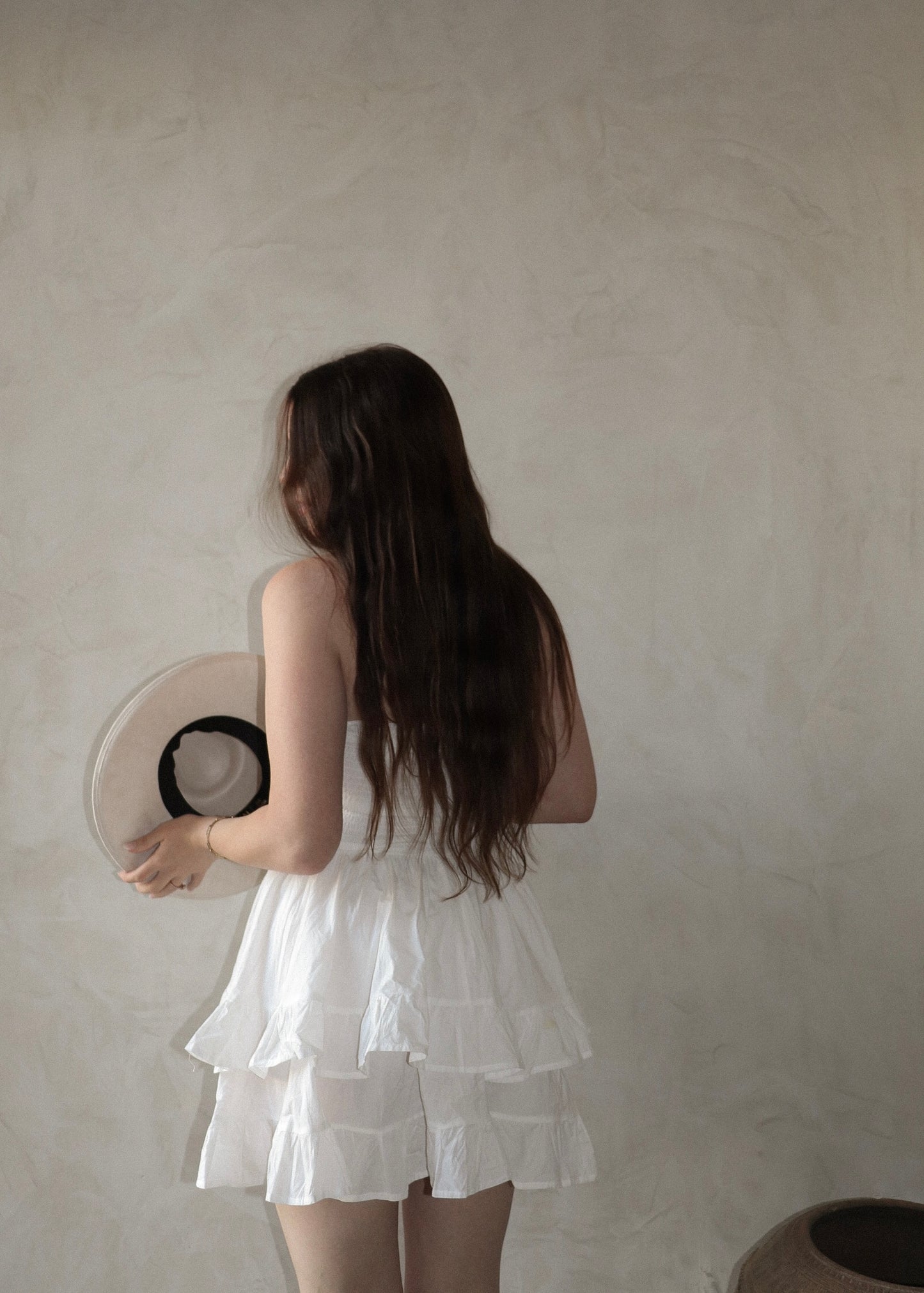 Strapless Mini - White