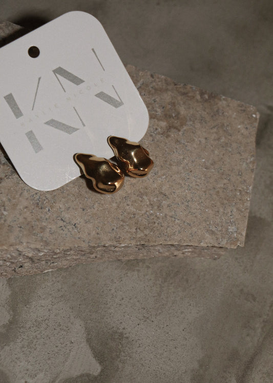 Irregular Hoops - Gold