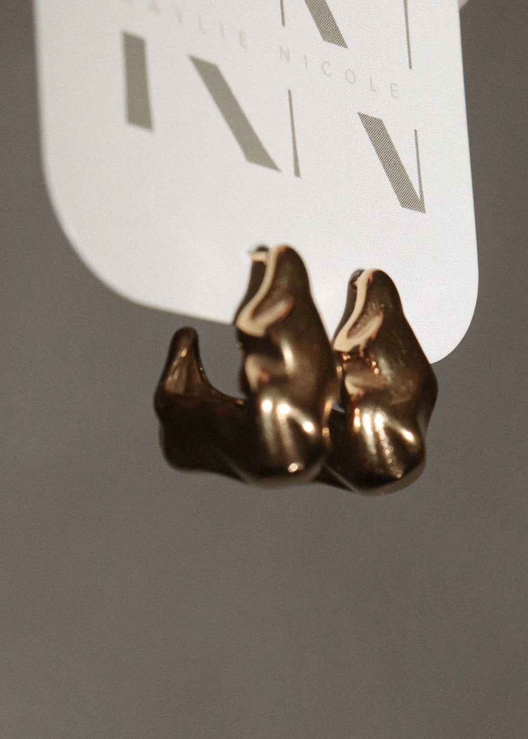 Irregular Hoops - Gold