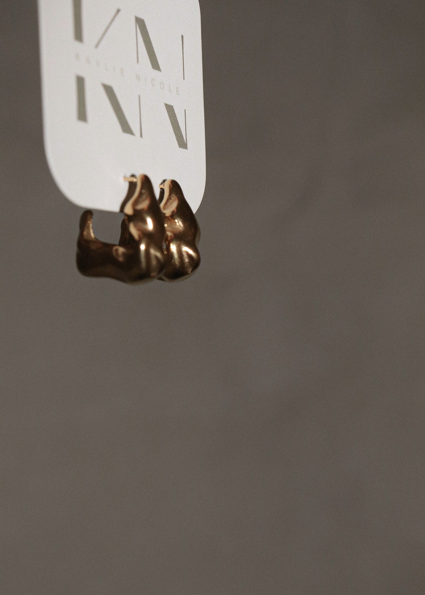 Irregular Hoops - Gold