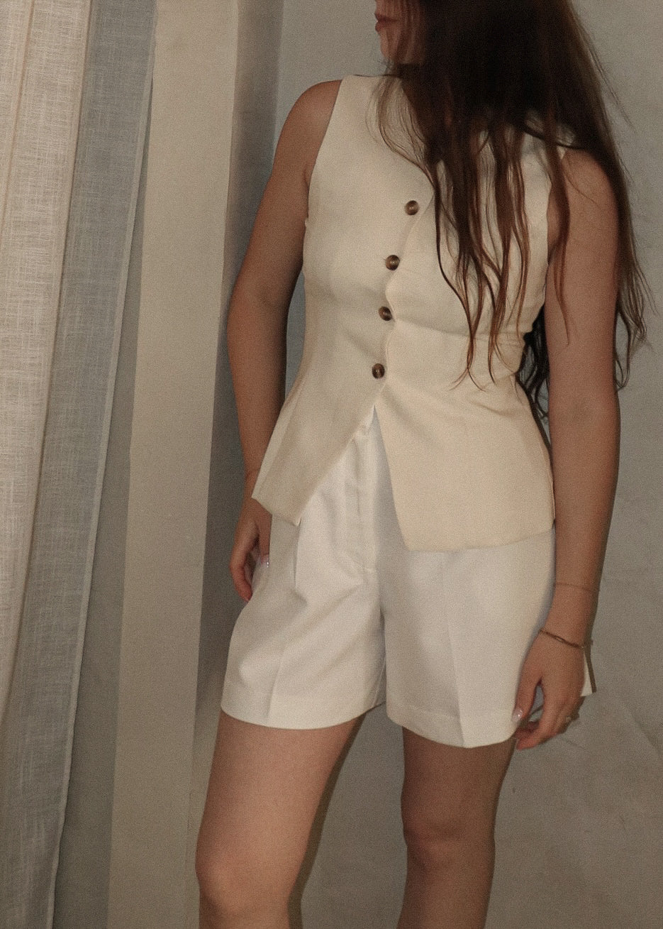 Sofia Vest - Ivory