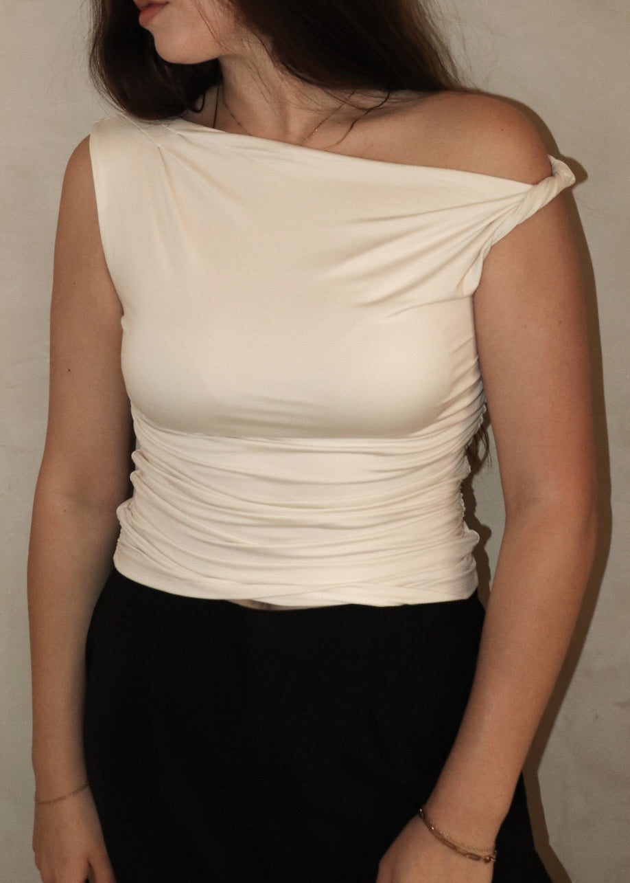 Off Shoulder Top - Ivory