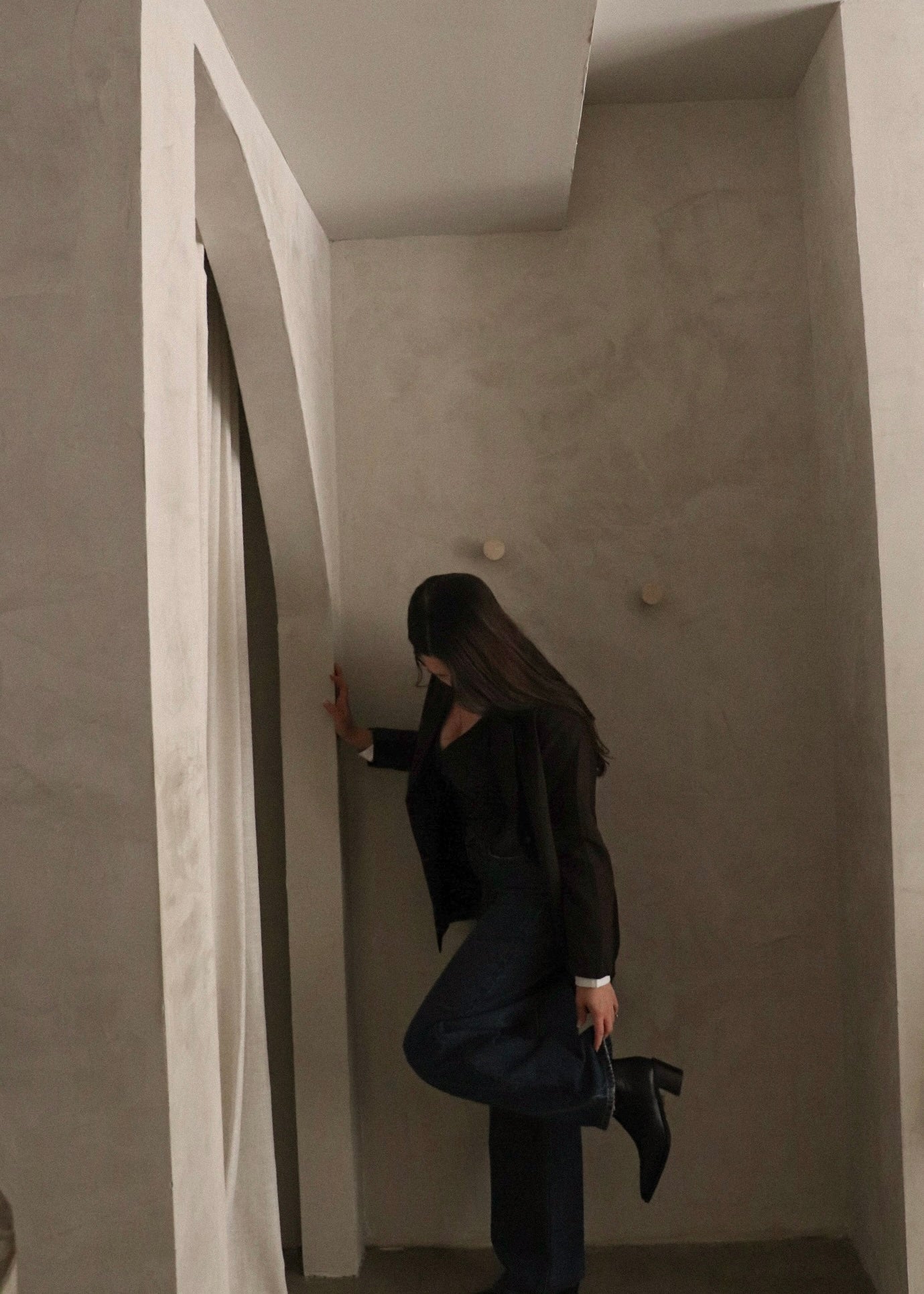 Oversized Blazer - Dark Brown