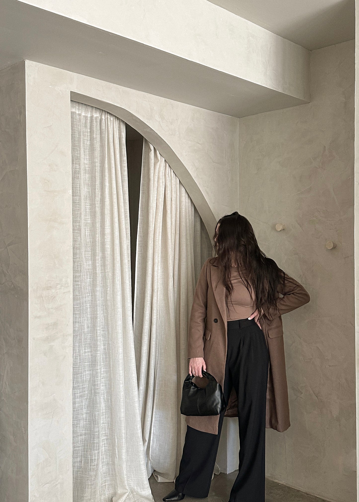 Midi Coat - Mocha