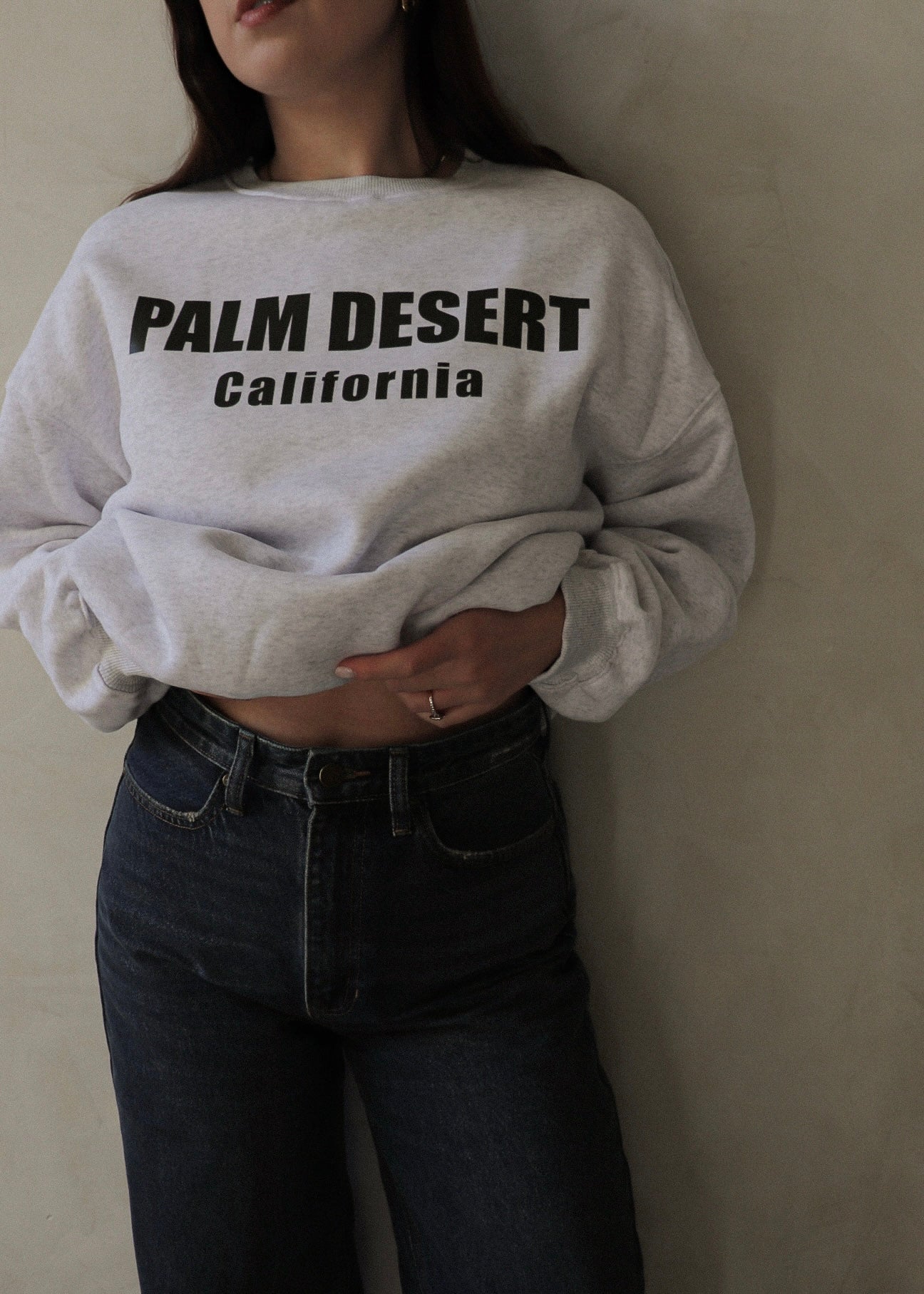 Palm Desert Sweatshirt - Heather Grey