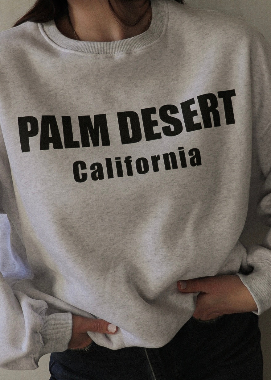 Palm Desert Sweatshirt - Heather Grey