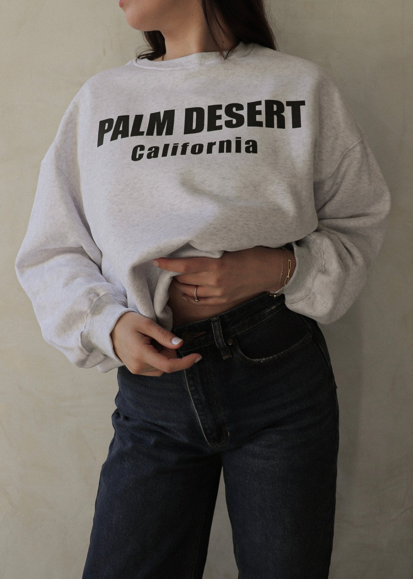 Palm Desert Sweatshirt - Heather Grey