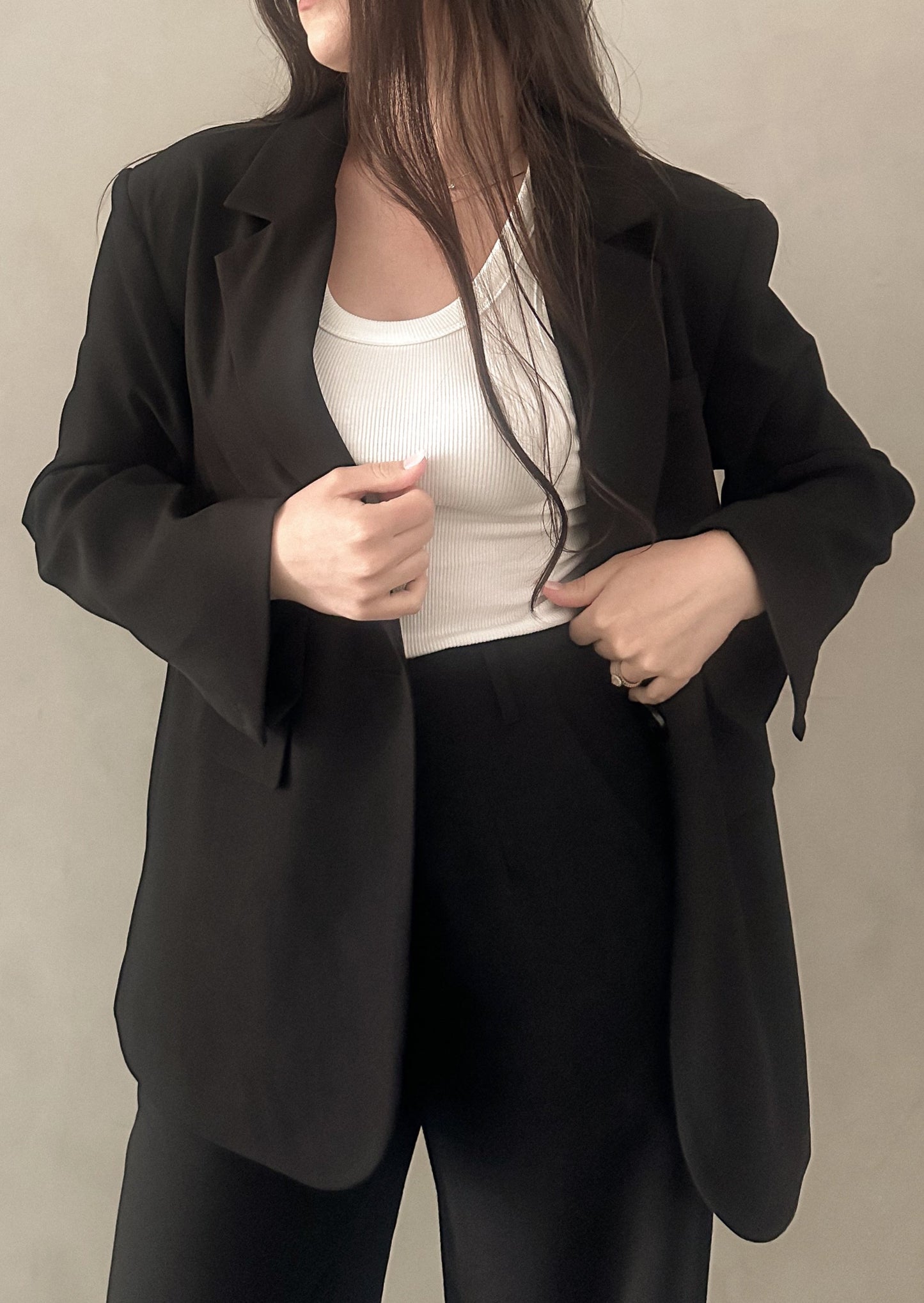 Oversized Everyday Blazer - Black