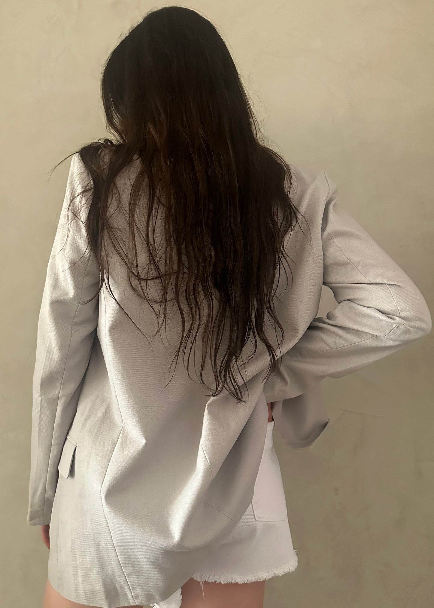 Oversized Blazer - Dove