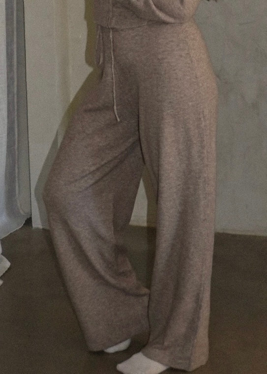 Knit Pants - Taupe