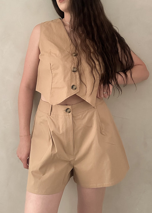 Trouser Shorts - Desert