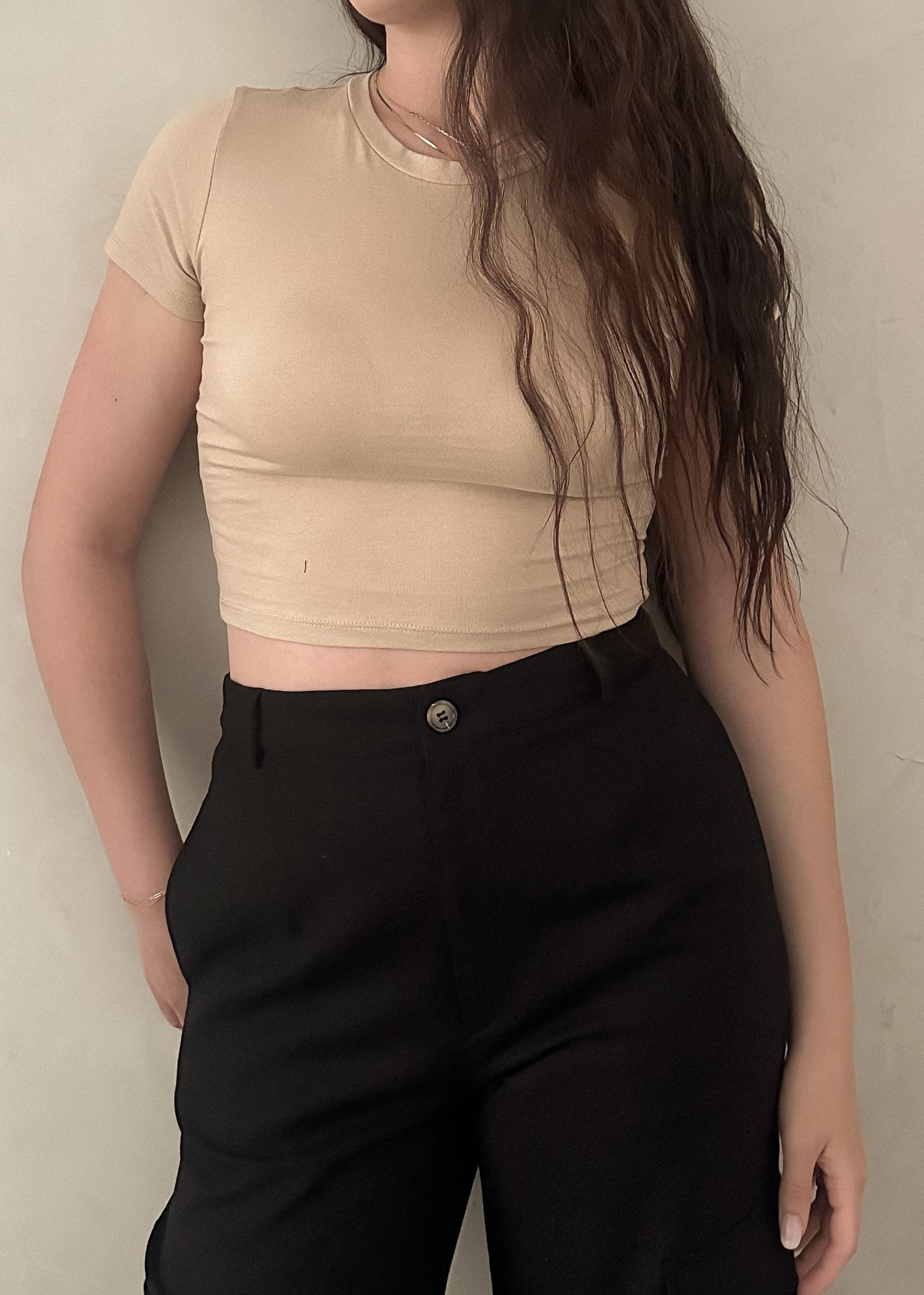 Cropped Crew - Desert
