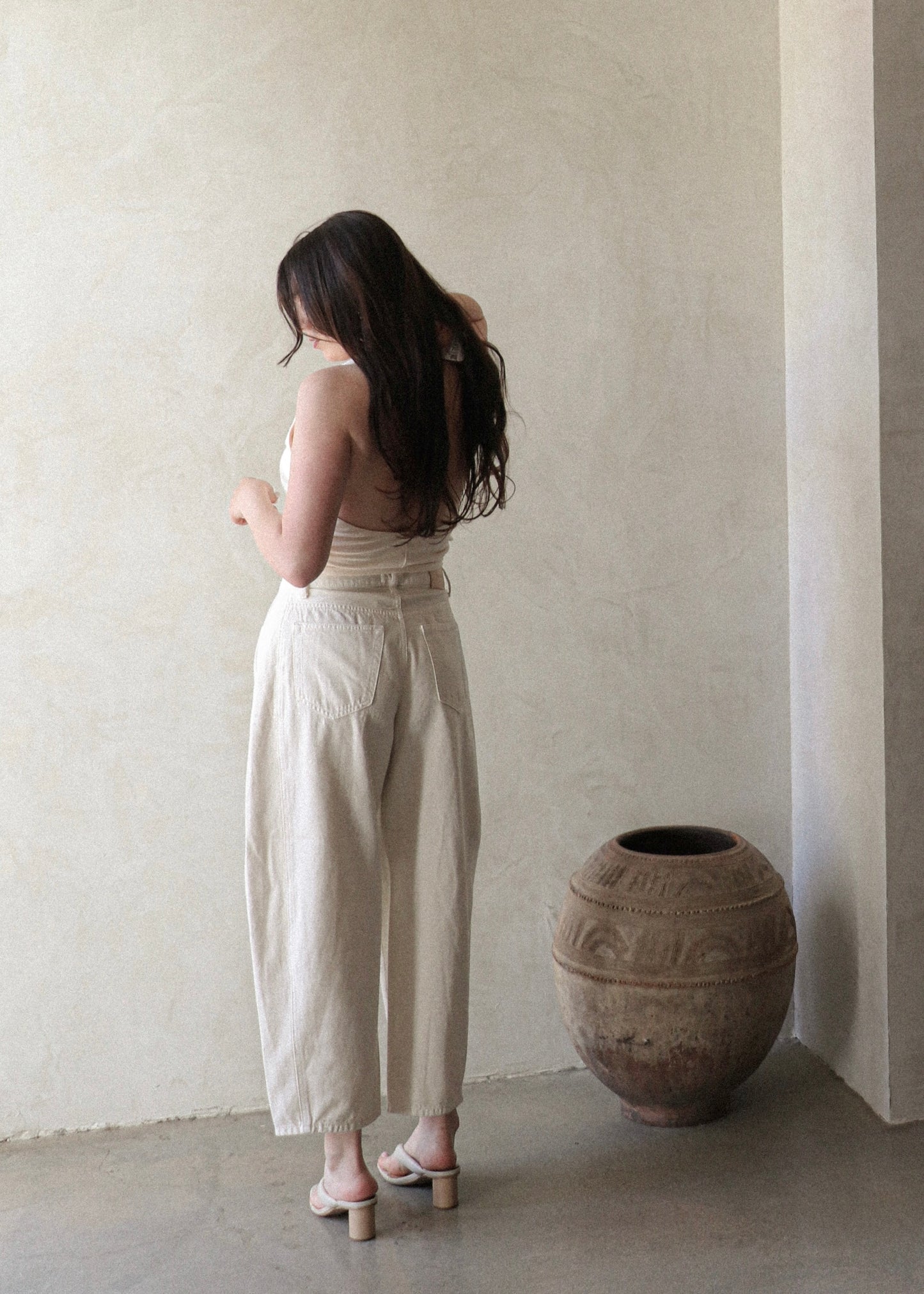 Barrel Jeans - Light Butter