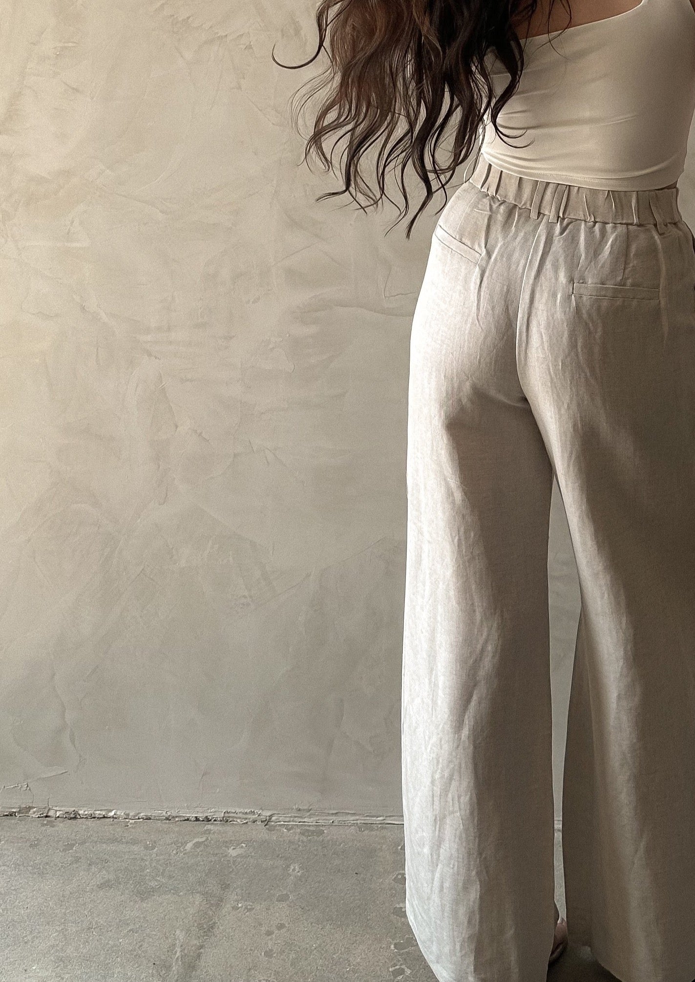 Linen Pants - Natural