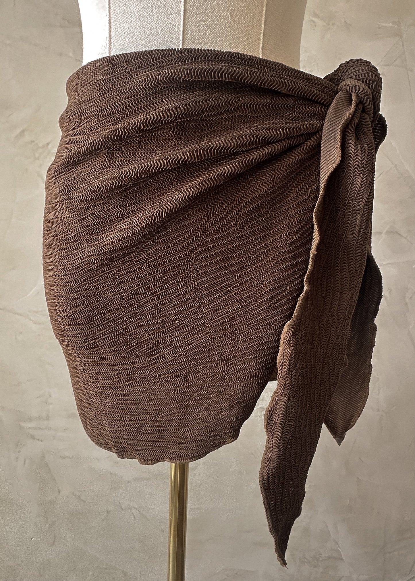 Summer Bikini Cover Up - Coffee