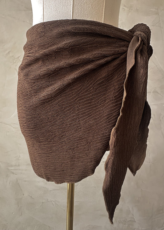 Summer Bikini Cover Up - Coffee
