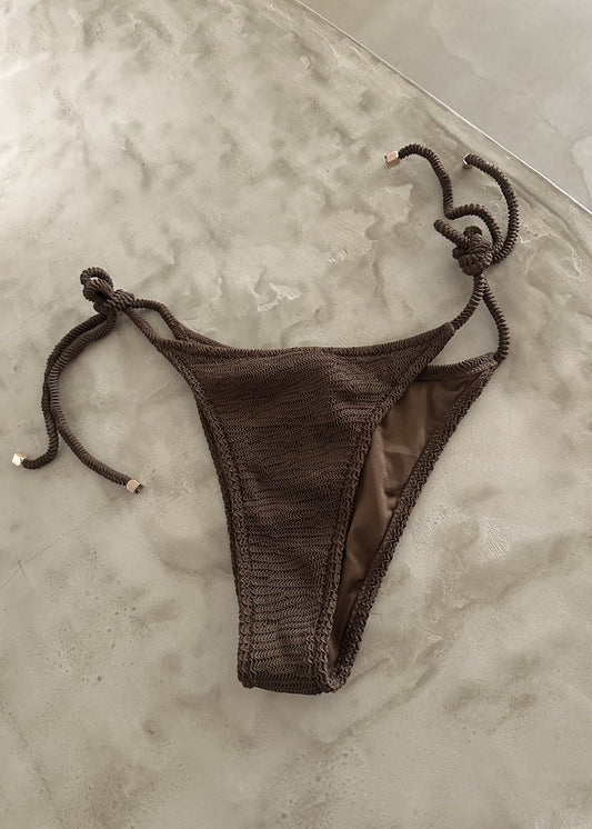 Summer Bikini Bottom - Coffee